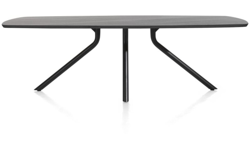 Arvada, Tafel 250 X 110 Cm. - Ovaal - Centrale Poot Lang - Onyx - Afbeelding 1
