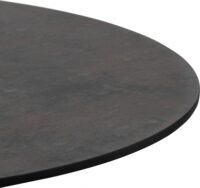 Brest bistrotafel stone anthracite D80cm - Goud - Afbeelding 2