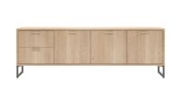 Castello, dressoir 240 cm - 3-deuren + 2-laden - 90 cm hoogte