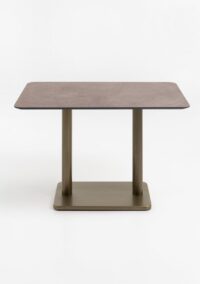 Brest bistrotafel stone rust 120x75cm - Goud