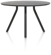 Arvada, bartafel 140 cm. - rond - centrale poot kort - Onyx