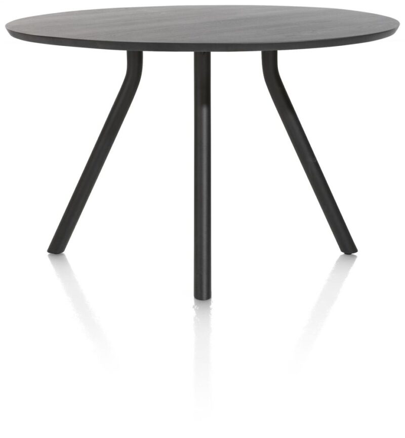 Arvada, Bartafel 140 Cm. - Rond - Centrale Poot Kort - Onyx - Afbeelding 1