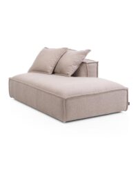 Bayonne, ottomane small inclusief 2 kussens - rechts - Afbeelding 2