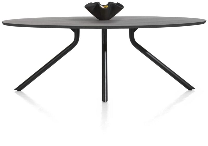 Arvada, Tafel 220 X 110 Cm. - Ellips - Centrale Poot Lang - Onyx - Afbeelding 1