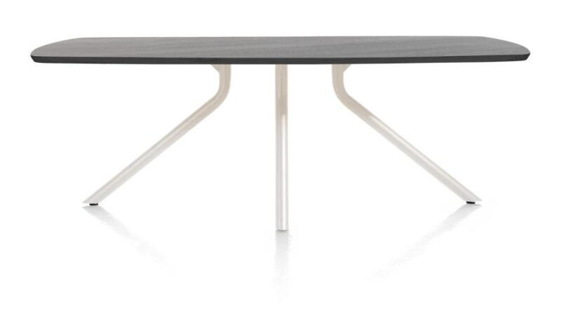 Arvada, Tafel 190 X 100 Cm. - Ovaal - Centrale Poot Nebbia - Onyx Nebbia - Afbeelding 1