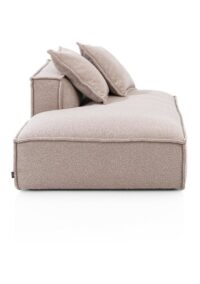 Bayonne, ottomane small inclusief 2 kussens - links