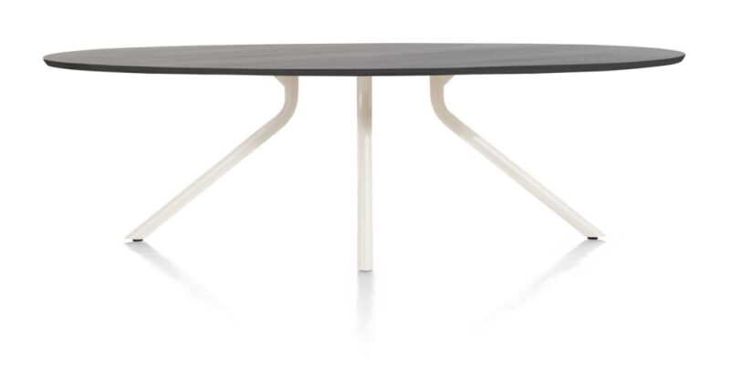 Arvada, Tafel 250 X 110 Cm. - Ellips - Centrale Poot Nebbia - Onyx Nebbia - Afbeelding 1