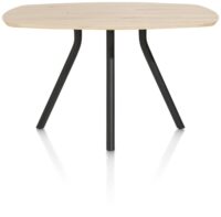 Arvada, bartafel 160 x 100 cm. - ovaal - centrale poot kort - natural - Afbeelding 2