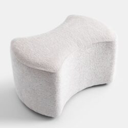Roan pouf H43-49cm - Creme