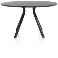 Arvada, tafel 140 cm. - rond - centrale poot kort - Onyx - Afbeelding 2