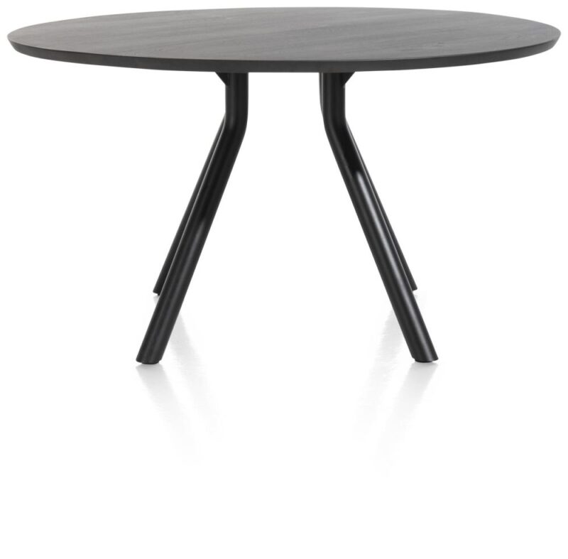 Arvada, Tafel 140 Cm. - Rond - Centrale Poot Kort - Onyx - Afbeelding 2