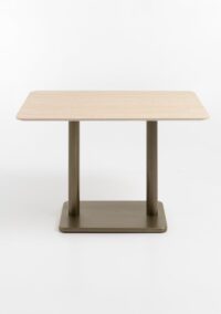 Brest bistrotafel Travertine 120x75cm - Goud