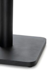 Brest bistrotafel stone anthracite 120x75cm - zwart - Afbeelding 2