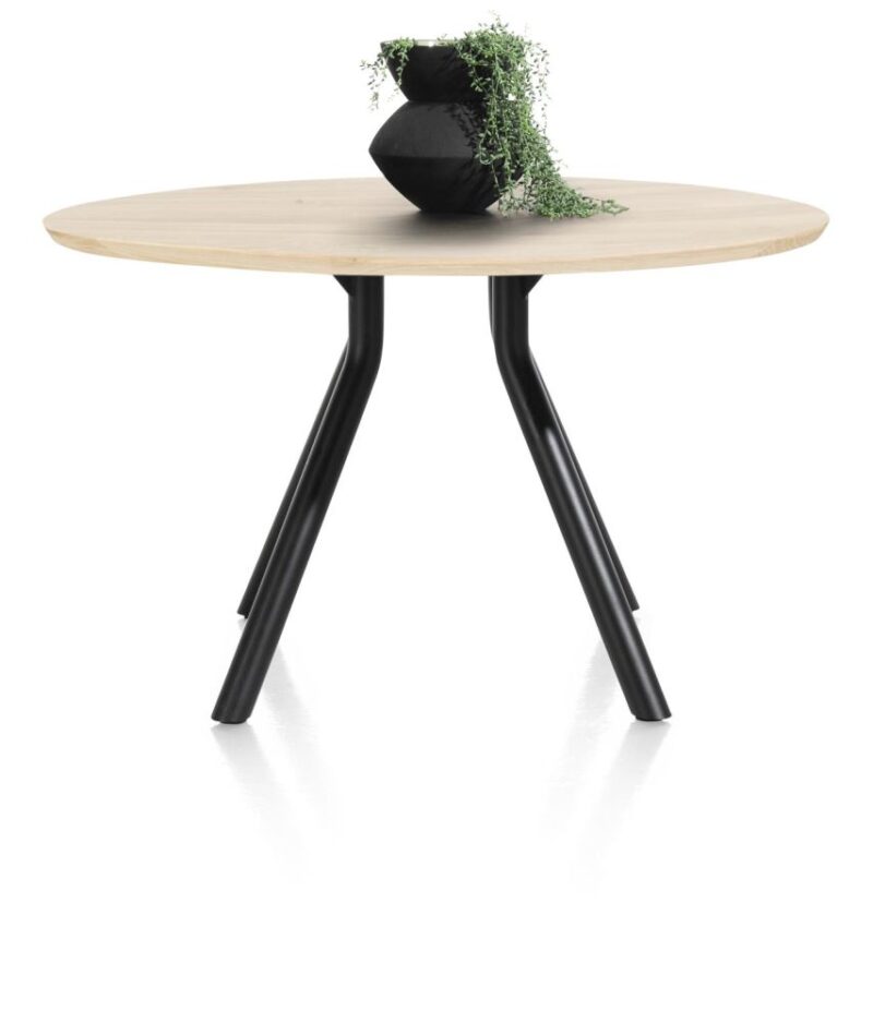 Arvada, Tafel 140 Cm. - Rond - Centrale Poot Kort - Natural - Afbeelding 1