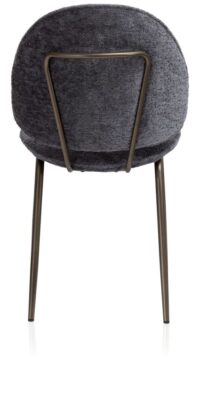 Kjel eetkamerstoel - champagne frame - Antraciet - Afbeelding 3