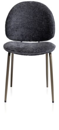 Kjel eetkamerstoel - champagne frame - Antraciet
