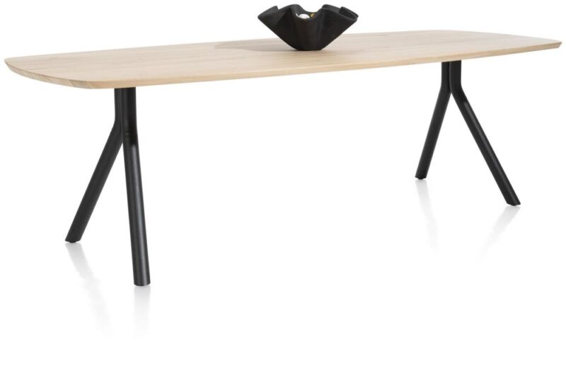Arvada, Tafel 220 X 110 Cm. - Ovaal - Poten Aan De Zijkant - Natural - Afbeelding 3