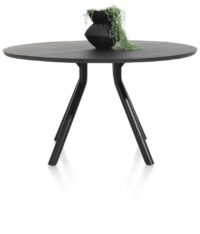 Arvada, tafel 125 cm. - rond - centrale poot kort - Onyx - Afbeelding 3