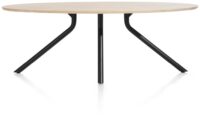 Arvada, tafel 220 x 110 cm. - ellips - centrale poot lang - natural - Afbeelding 2