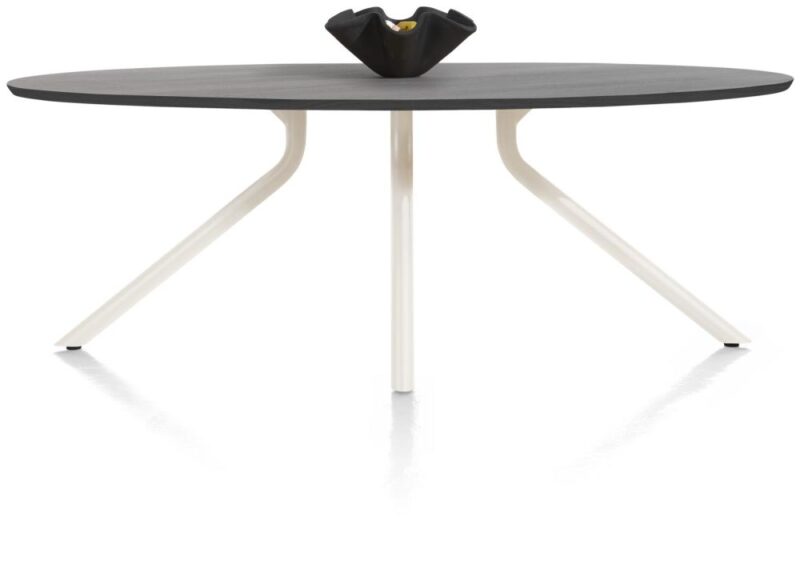 Arvada, Tafel 220 X 110 Cm. - Ellips - Centrale Poot Nebbia - Onyx Nebbia - Afbeelding 1