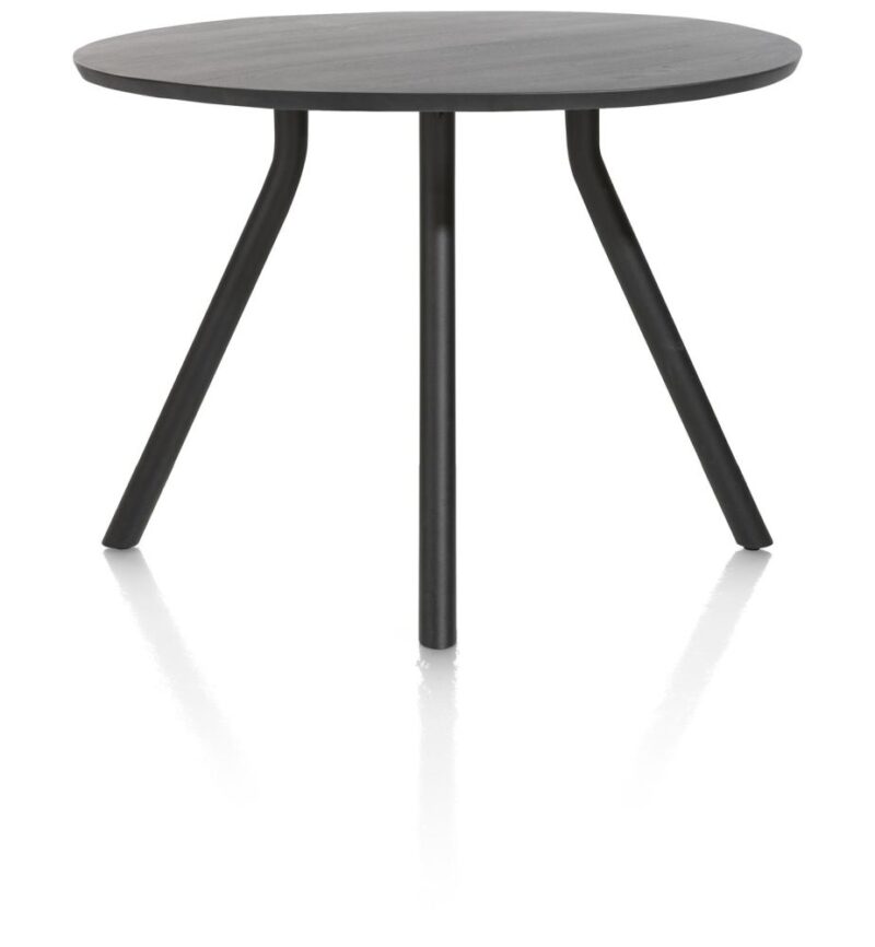 Arvada, Bartafel 125 Cm. - Rond - Centrale Poot Kort - Onyx - Afbeelding 1