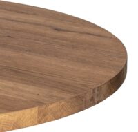 Brest bistrotafel vintage oak D80cm - Goud - Afbeelding 3