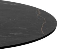 Brest bartafel marble onyx D80cm - Zwart - Afbeelding 3