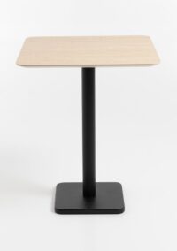 Brest bartafel Travertine 75x75cm - zwart