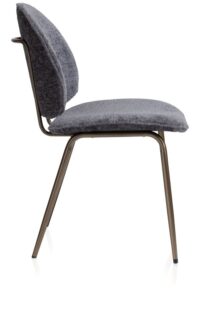 Kjel eetkamerstoel - champagne frame - Antraciet - Afbeelding 2