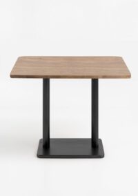 Brest bartafel vintage oak 120x75cm - Zwart