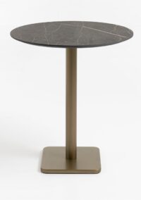 Brest bartafel marble onyx D80cm - Goud