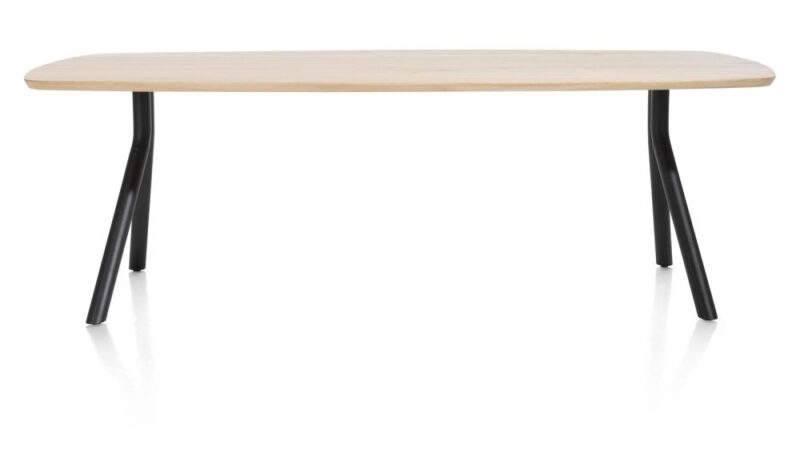 Arvada, Tafel 220 X 110 Cm. - Ovaal - Poten Aan De Zijkant - Natural - Afbeelding 1