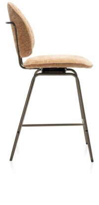 Kjel barstoel - champagne frame - Okergeel - Afbeelding 2