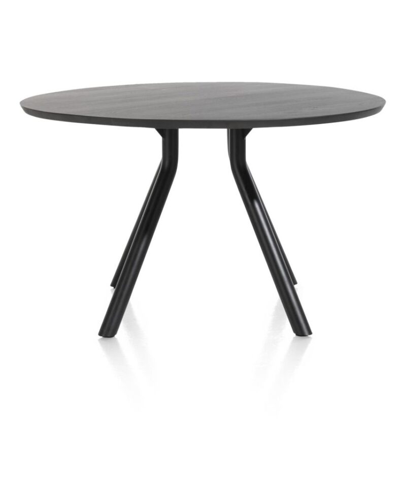 Arvada, Tafel 125 Cm. - Rond - Centrale Poot Kort - Onyx - Afbeelding 1