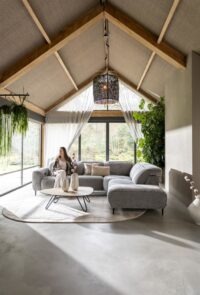 Nazare, poef / hocker 83 x 57 cm - big - Afbeelding 2