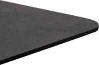 Brest bistrotafel stone anthracite 120x75cm - Goud - Afbeelding 3