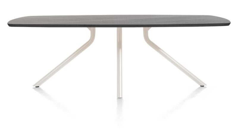 Arvada, Tafel 220 X 110 Cm. - Ovaal - Centrale Poot Nebbia - Onyx Nebbia - Afbeelding 1