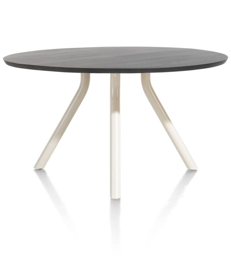 Arvada, Tafel 125 Cm. - Rond - Centrale Poot Nebbia - Onyx Nebbia - Afbeelding 3