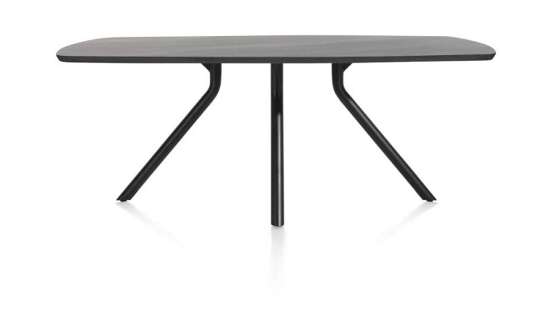 Arvada, Table 160 X 100 Cm. - Ovale - Pied Central Court - Onyx - Image 1