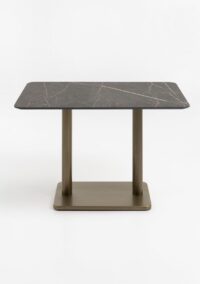 Brest bistrotafel marble onyx 120x75cm - Goud