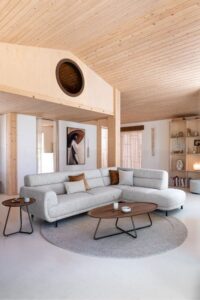 Brianza, eetkamertafel 240 x 100 cm - walnoot fineer - Creme - Afbeelding 3