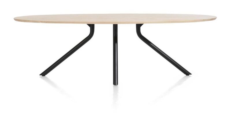 Arvada, Tafel 250 X 110 Cm. - Ellips - Centrale Poot Lang - Natural - Afbeelding 1