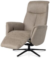 Nocara, relax-fauteuil - manueel - zwarte poot - vaste hoofdsteun - Afbeelding 2