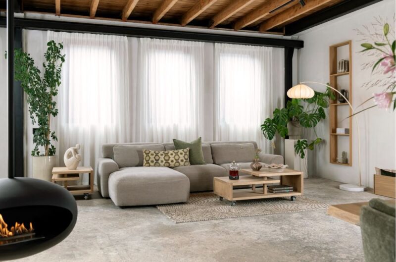 Kai, Poef / Hocker 90 X 63 Cm - Afbeelding 3