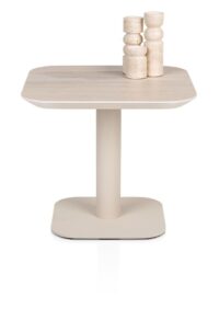 Brianto, salontafel 50 x 50 cm - keramiek blad Travertin