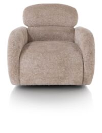 Ostia, draaifauteuil stof Derby - beige