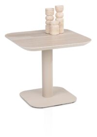 Brianto, salontafel 50 x 50 cm - keramiek blad Travertin - Afbeelding 2