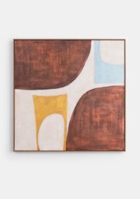 Annemijn schilderij 80x80cm - Multikleur