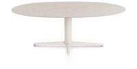 Saluti, TABLE ELLIPS 210 X 105 CM. - CENTRALE POOT - CR&Egrave;ME - Light sand