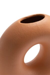 Donut vaas H22cm - Oranje - Afbeelding 2